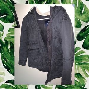 American Eagle Gray Heavyweight Jacket